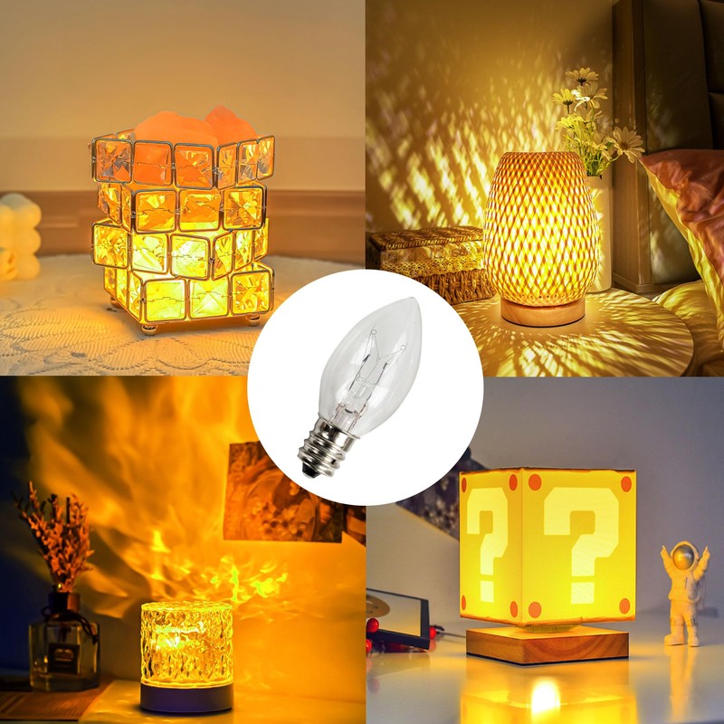 Dazzle Bright 4 Pack 6 FT Accessory Cord with Incandescent