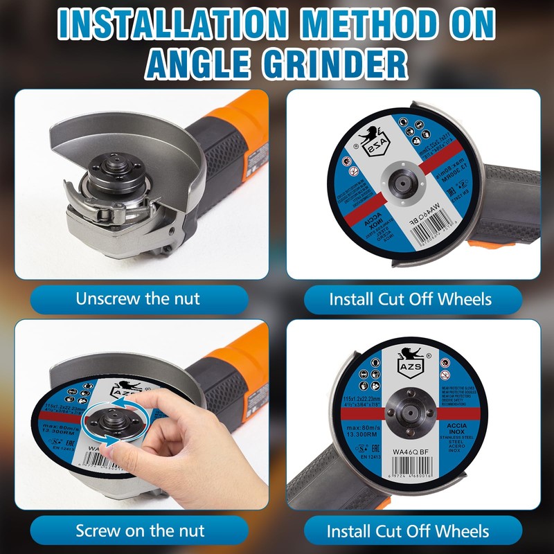 Cut Off Wheels 4 1/2 inch Thin Metal & Stainless