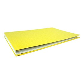 11x17 Report Cover Pressboard Binder Pressboard Panels Includes Fold-Over Metal Fastener Bobcat Gold Single Unit