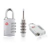 Set of 2 TSA Lock, Padlock, 4 Digit Dial Lock