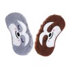 Outanaya 2pcs Plush Cartoon Animal Sleep Masks for Soft Breathable