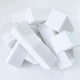 10 pieces sanding block nail buffer nail file tool 120 grit, 1 piece, 10 pieces white / 10개입 샌딩블럭 손톱버퍼 손톱줄정리도구 120그릿, 1개, 10개 화이트