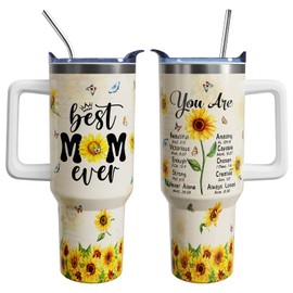 bchiijds Mothers Day Birthday Christian Gifts for Mom from Daughter Son, 40 oz Best Mom Ever Mother's Day Cup Tumbler with Handle Lid and Straw, Mama Gifts for Moms