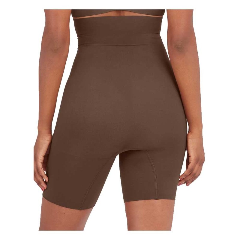 Spanx Women's Higher Power Short Waist Shapewear, chestnut brown