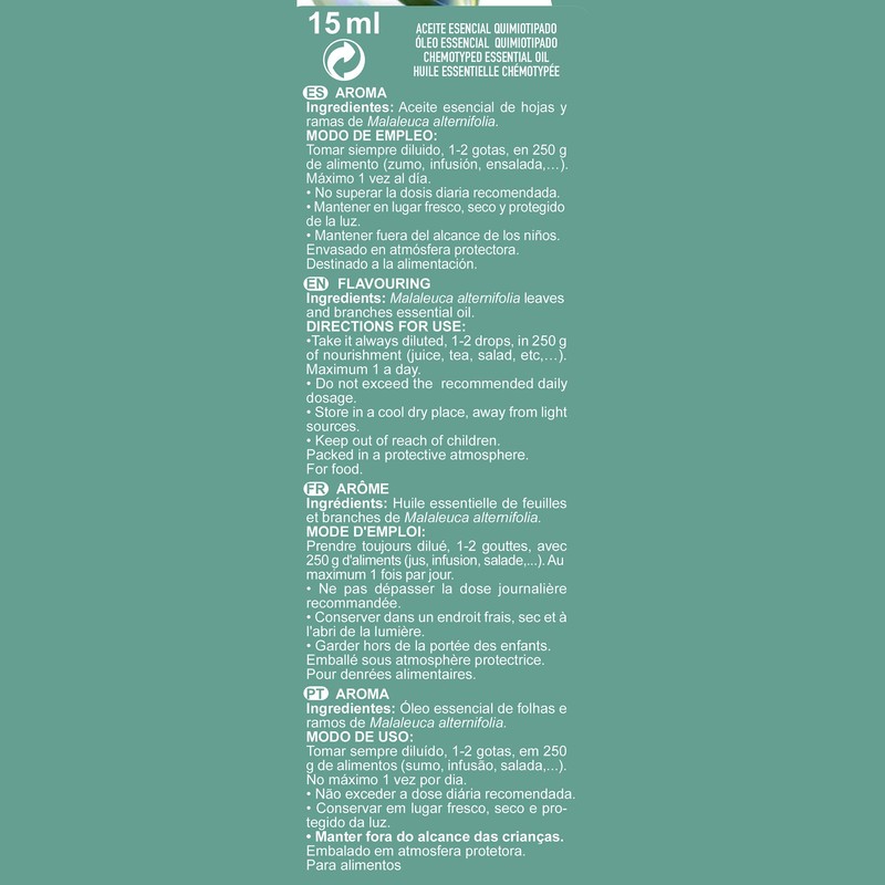 Marnys Tea Tree Oil Essential Cooking Oil 15ml Essential Oil