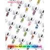 ROCKMAX Luminous Butterfly Sticker for AirPods 3rd Gen, Fancy AirPods