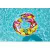 Bestway BW43186 Pool Inflatable Ring Lounger with Headrest, Candy Delight
