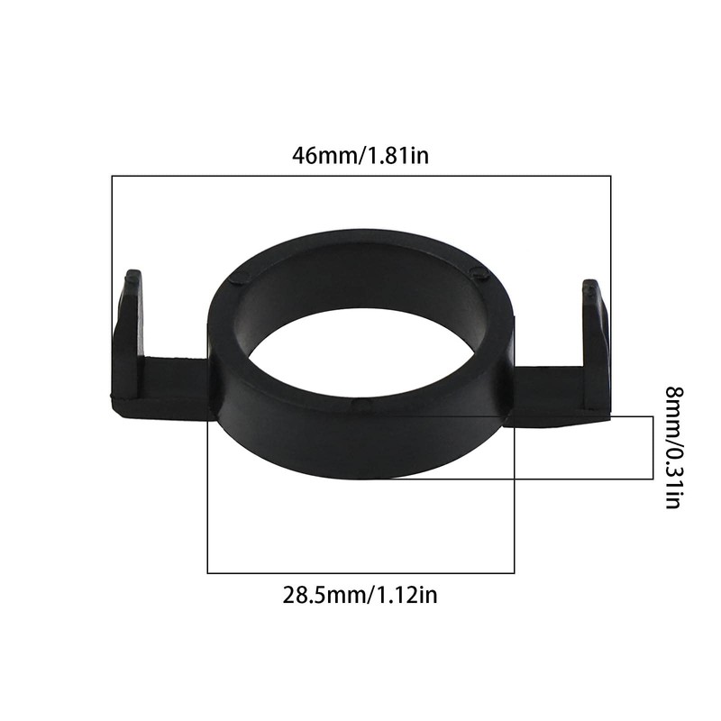 eMagTech 2 x H7 LED Socket Adapter Headlight Lamp Holder