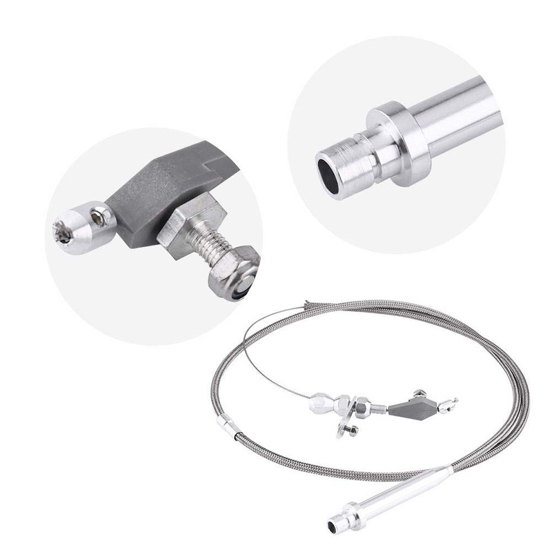 Stainless Kick Down Cable Transmission Kick Down Cable for TH350