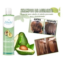 Shampoo Aguacate Sheló Nabel Pack Hidratación Profunda