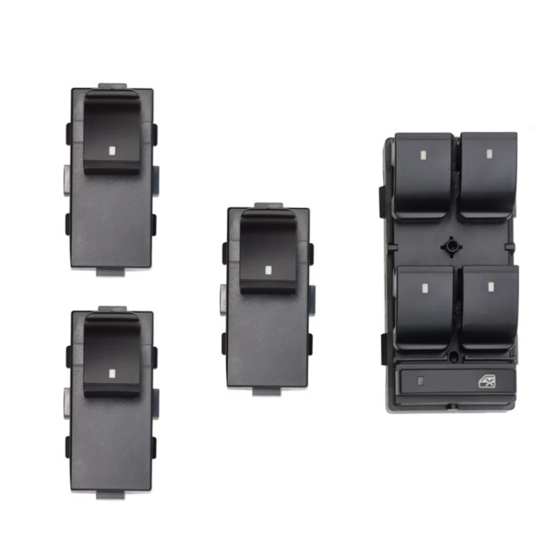 Geartronics 4pcs 22864837 For 2007-2017 GMC Acadia Power Window Control