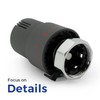 Vancoco Thermostatic Head Radiator Valve, Thermostat Heating, Heating Valve, Anthracite,