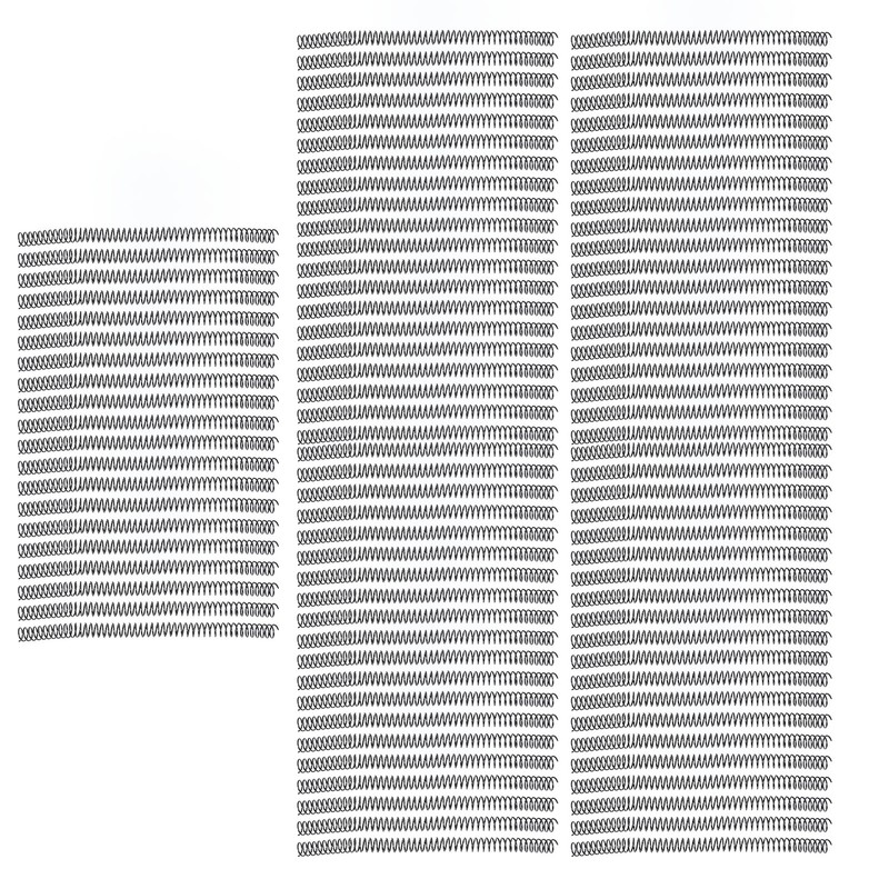 100PCS Binding Spiral 14.3mm Diameter 48 Teeth 4:1 115 Pieces