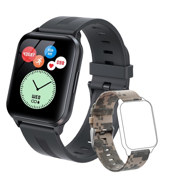 SUPBRO Smart Watch, Fitness Bracelet Tracker Touch Screen Watch Waterproof