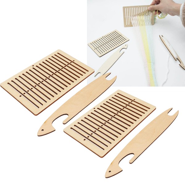 Fyearfly Hand Knitting Machine, Wooden DIY Production, Educational, Interesting Loom, Hand Knitted Woven Loom Set for Children, Adults, Beginners
