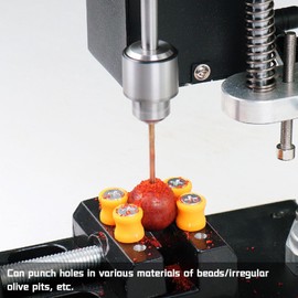 Oubit Mini Bench Drill Press, Precision Benchtop Drilling Machine Elecric Portable Table Driller B10 Chuck for Metal Wooden Acrylic DIY Jewelry Making Crafts Tool