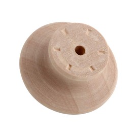 Silverline 6 Pack Round Wood Drawer Knob 1-1/2", Unfinished Cabinet Pulls Handles Hardware for Drawer Wardrobe Dresser