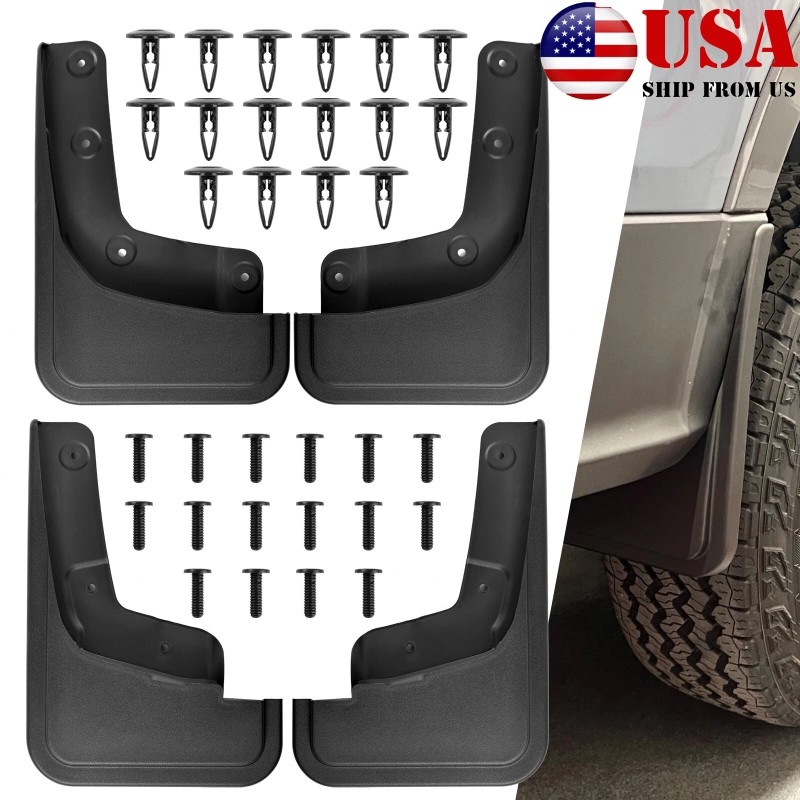 XUKEY 4X For 2024-2025 Ford Ranger Mud Flap Splash Guard