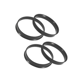 Motoforti 4pcs Plastic 63.4mm to 67.1mm Car Hub Rings Wheel Bore Center Spacer Long-Lasting