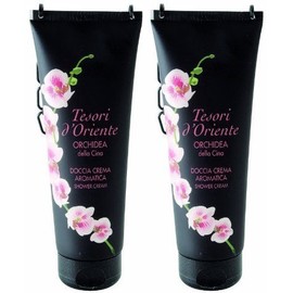 Tesori d'Oriente: Orchidea Della Cina Chinese Orchid Shower Cream * 8.45 Fluid Ounce (250 ml) Packages (Pack of 2) * [Italian Import] by Tesori d'Oriente