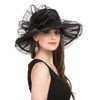 Women's Organza Church British Fascinator Bridal Tea Party Wedding Hat