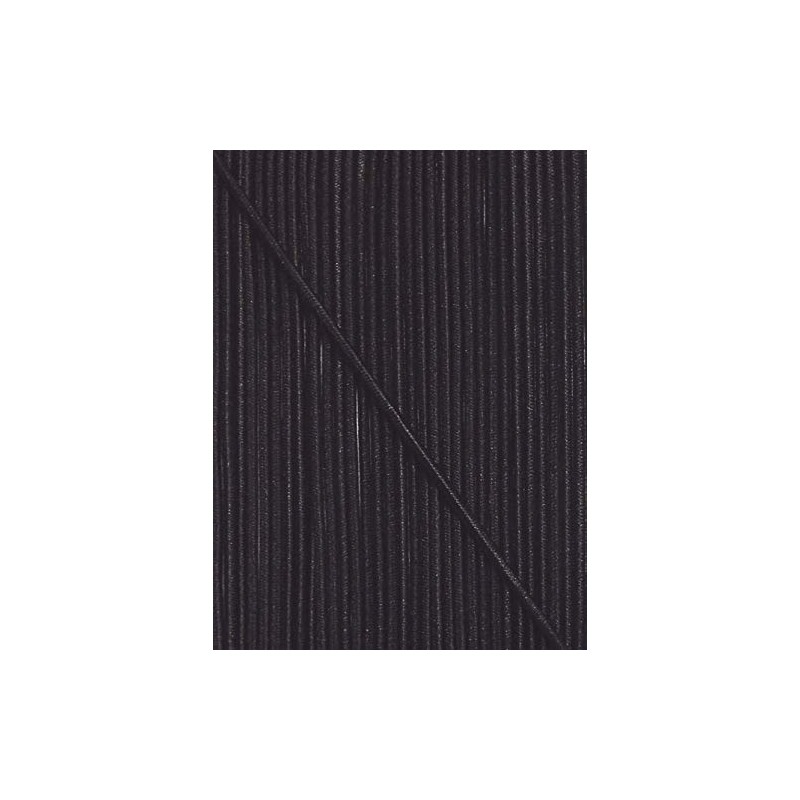 5 m Elastic Cord/Rubber Cord Black 2.5 mm