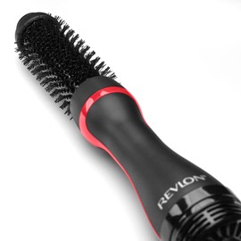 REVLON One-Step Root Booster Round Blow Dryer Brush and Hair Styler - Revive Styles, Boost Roots, and Add Volume to hair with this Hot Air Brush, 1 ½ inch Barrel (Black)