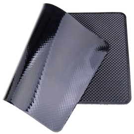 OTOTEC 2x Silica Gel Antiskid Mat Anti Slip Car Dashboard Pad Anti Slide Mats Powerfully for Automobile&Office Supplies Black Washable