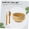 DECHOUS Facial Mask Bowl Set with Brush and Spatula for