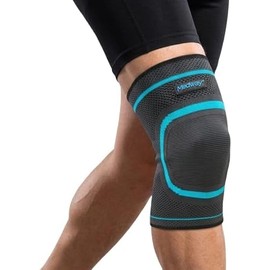 MEDWAY  Rodillera Elástica Deportiva Premium Color Negro - Azul