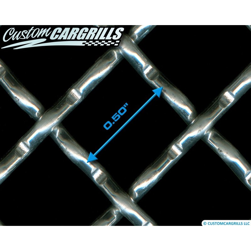 CCG 6"x36" Aluminum 0.50 Woven Wire Grill Mesh Sheet -