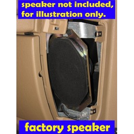 Adaptadores para altavoces de salpicadero de Jeep Wrangler de 5 1/4 pulgadas de 5.2 pulgadas, SAK042_475-1 par