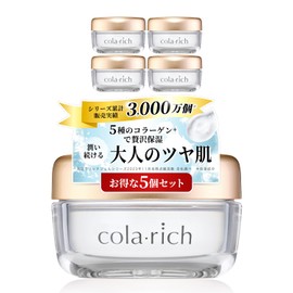 Kyusai Collarich Super Moisture Gel, 1.9 oz (55 g), Bulk Pack of 5 (All-in-1 Gel, All-in-1 Gel, Moisturizing Cream, Collagen, Popular Ranking, Gift, Popular Skin Care)