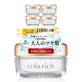 Kyusai Collarich Super Moisture Gel, 1.9 oz (55 g), Bulk Pack of 5 (All-in-1 Gel, All-in-1 Gel, Moisturizing Cream, Collagen, Popular Ranking, Gift, Popular Skin Care)