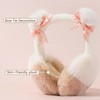 Guador Winter Ear Warmers Women's Foldable Ear Warmers Plush Earmuffs