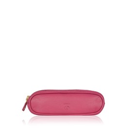 Lakeland Leather Real Leather Double Twin Pair Unisex Glasses Case (Pink)