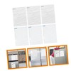 Tofficu 6sheets Magnetic Weekly Planner Board for Fridge Dry Erase