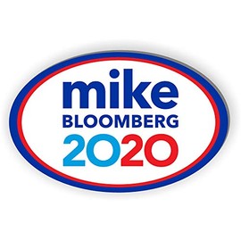 Mike Bloomberg 2020 Magnetic Bumper Sticker Oval – 3.5"x5.5" – Waterproof Car Magnet Decal for Vehicle, Refrigerator, Room & Wall Decor – Share with Family & Friends – Political Gift & Collection