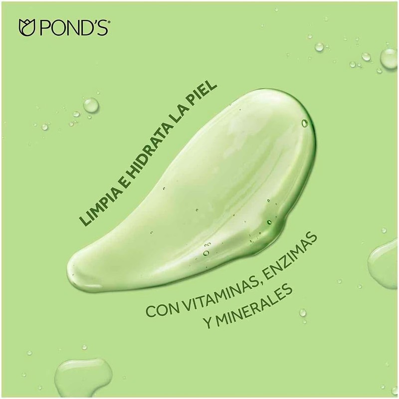 Gel Limpiador Facial Pond's Fruity Hydra Fresh Aloe 200 ml