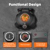 YIBAKE Electric-Pizza-Oven-Indoor, 12 Inches Countertop Cooker,800℉ Electric Pizza Maker, Ceramic