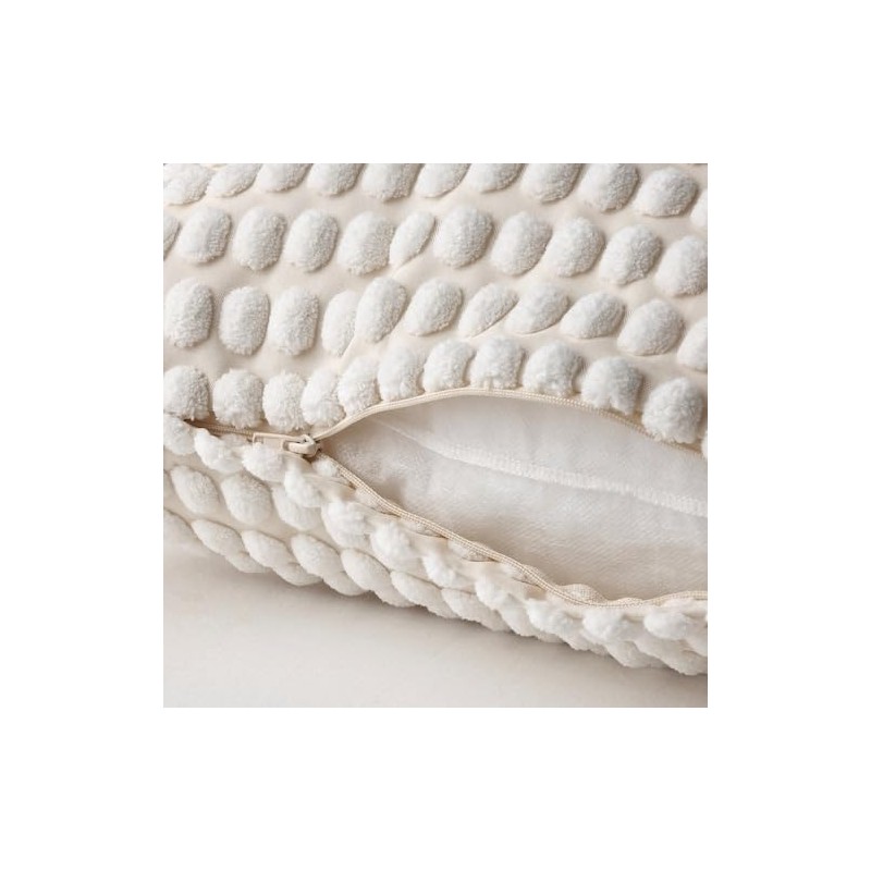 SVARTPOPPEL Subaru Poppel Cushion Cover - Off White 25x25 Inch