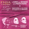 Fria K-Beauty Diario di Viaggio, 6 Maschere Viso Tessuto Biodegradabile