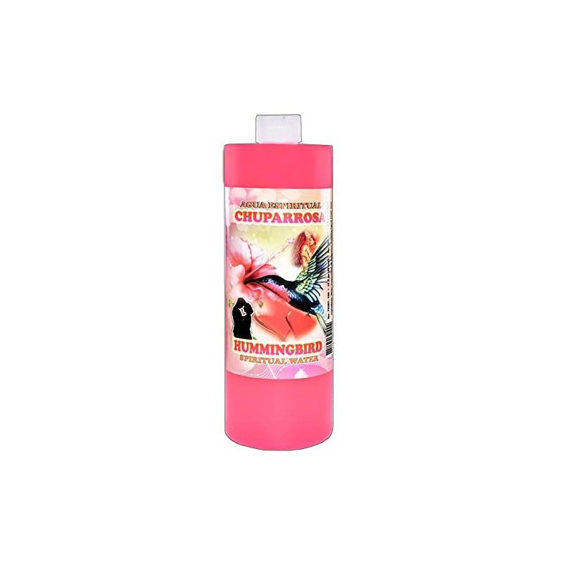 1 BOTTLE HUMMINGBIRD SPIRITUAL WATER- CHUPAROSA AGUA ESPIRITUAL 16OZ -