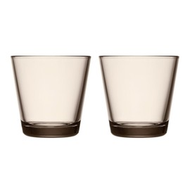 iittala 1051119 Cartio Tumbler Pair Set (2 Pieces) Linen