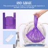 Medustry Commode Liners with Super Absorbent Pads - 60 Pack