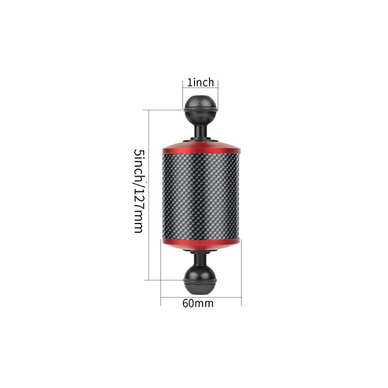 CS PRIORITY Enhanced Dia 60mm Carbon Fiber Float Buoyancy Aquatic