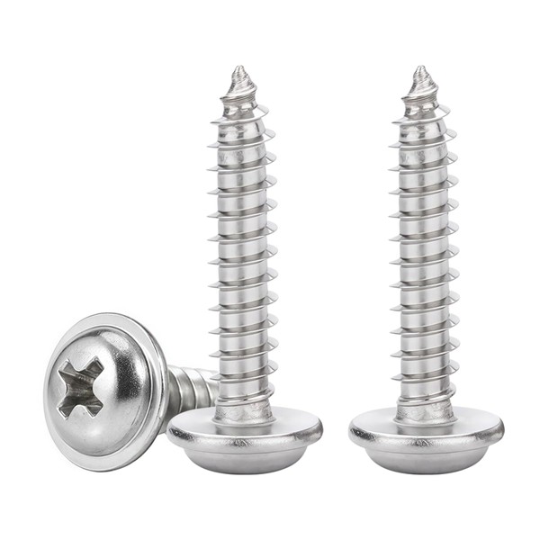 Drenky Stainless Steel Screws Wood M5 x 16 mm, Pack