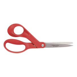 Fiskars 197070-1001 Petite Left-Handed Scissors, 7 Inch, Red