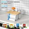 Tangyinus Trash Bag Dispenser Roll Holder - Clear Garbage Bag