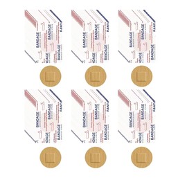 200pcs Adhesive Spot Bandage Flexible Fabric Round Adhesive Bandages 0.87 Inch Diameter Beige Skin Round Bandage for Wound Care and Hides Skin Spots Ideal for Small Incisions